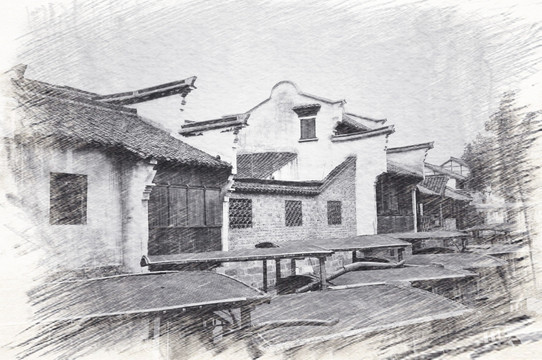 江南古鎮(zhèn)素描
