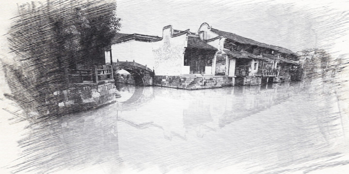 江南古鎮(zhèn)素描