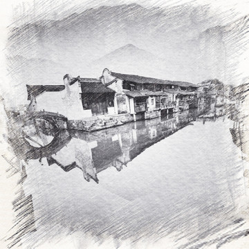 江南古鎮(zhèn)素描