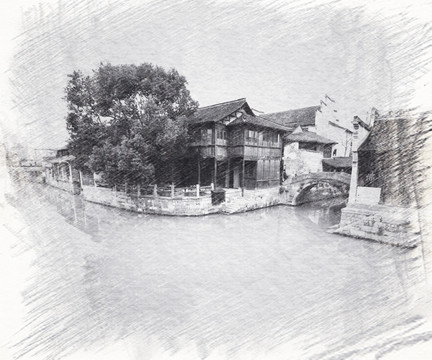江南古鎮(zhèn)素描