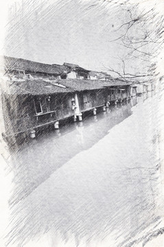 江南古鎮(zhèn)素描