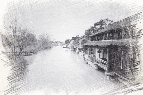 江南古鎮(zhèn)素描