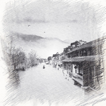 江南古鎮(zhèn)素描