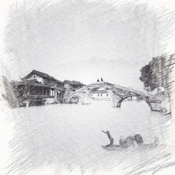 江南古鎮(zhèn)素描