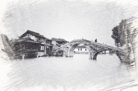 江南古鎮(zhèn)素描