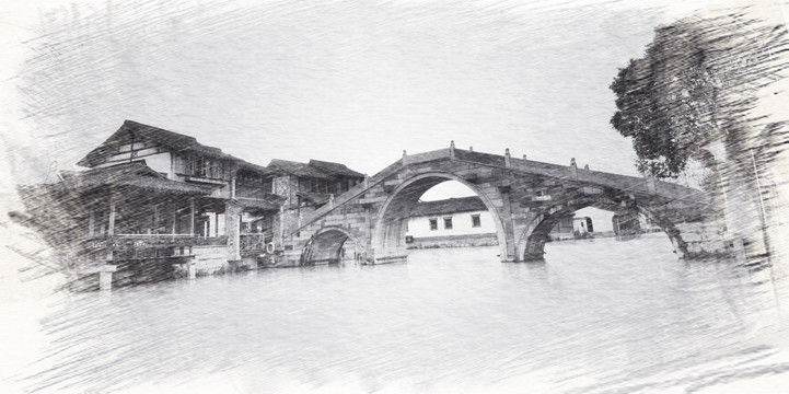 江南古鎮(zhèn)素描
