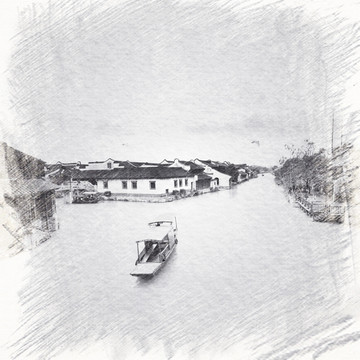 江南古鎮(zhèn)素描