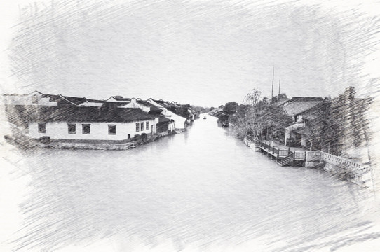江南古鎮(zhèn)素描