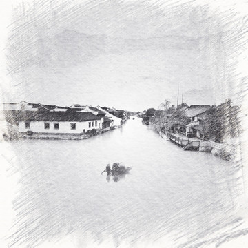 江南古鎮(zhèn)素描