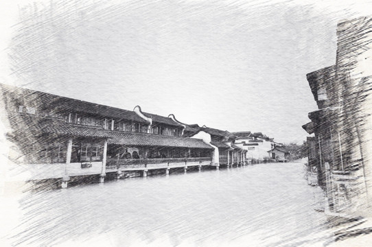 江南古鎮(zhèn)素描