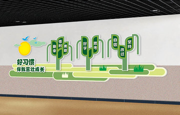 好習(xí)慣文化墻