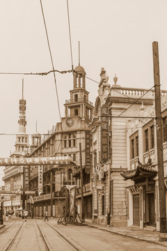 老上海民国商业街