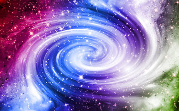 漩渦星系 星空