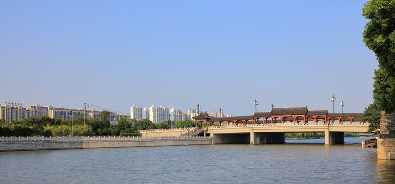 苏州 苏州平门桥 中式建筑