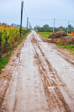 泥泞道路