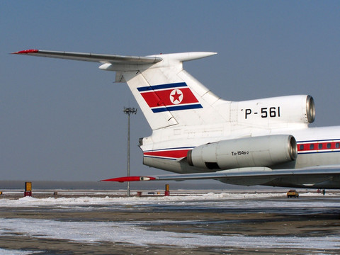 朝鲜高丽航空 图154飞机