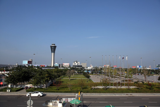西安機場 停車場 樓前廣場