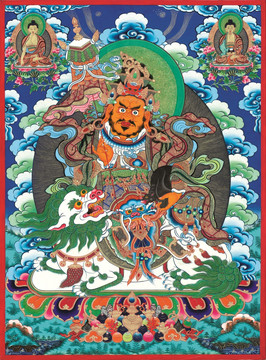 唐卡佛像 尼瑪澤仁