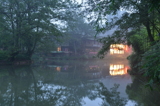 上里古镇夜景