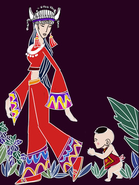 手繪民族風(fēng)