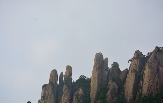 江西上饒三清山 水墨三清山