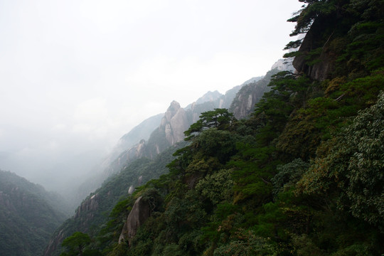 江西上饶三清山 水墨三清山