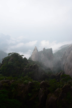 江西上饶三清山 水墨三清山