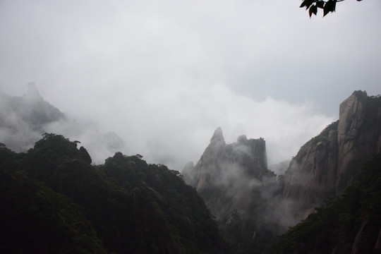 水墨画素材 三清山风景