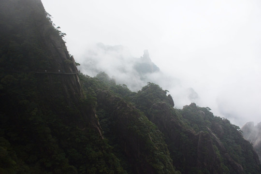 水墨画素材 三清山风景