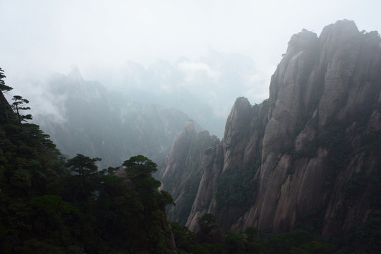 江西上饶三清山 水墨三清山