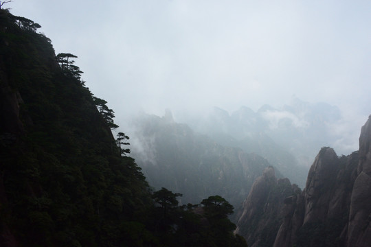 江西上饶三清山 水墨三清山