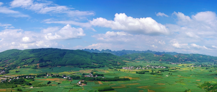 巨幅乡村风景