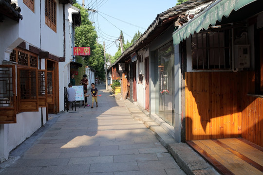 練塘古鎮 練塘 古鎮老街 廊棚