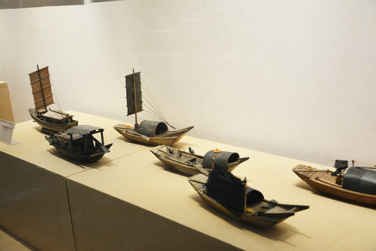 江南渔船模型