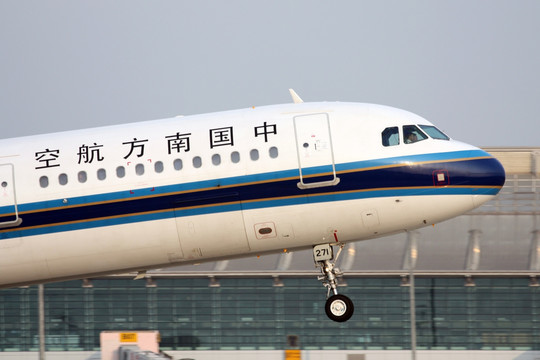 中国南方航空 飞机 起飞