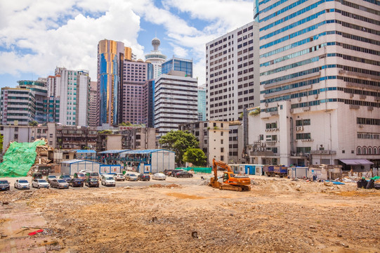 深圳罗湖旧城改造工地