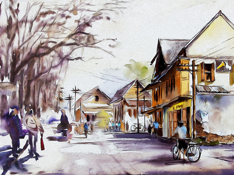 油畫(huà)