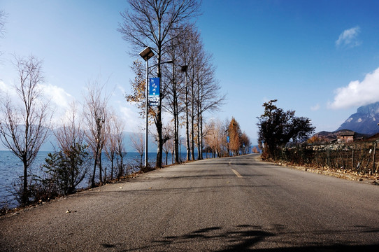 泸沽湖风光 风景壁纸