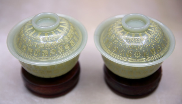 故宮乾隆百福百壽對碗