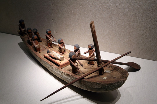 古埃及船模型