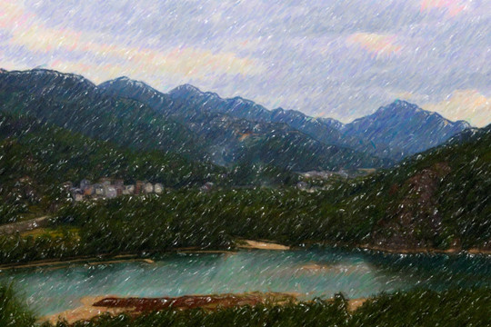 山水画