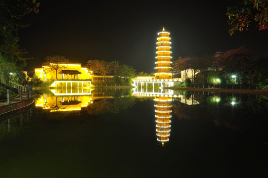 公園夜景