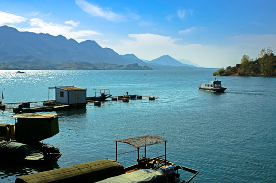 富水湖湿地风光