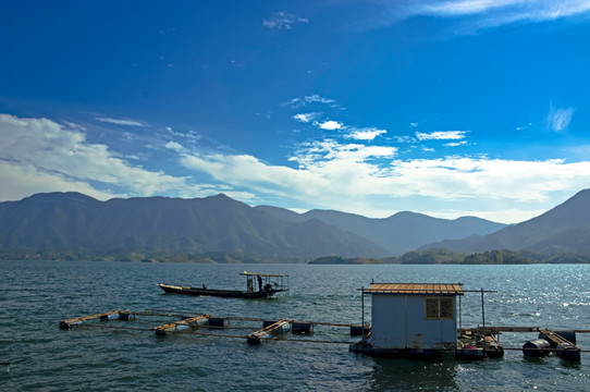 富水湖湿地风光