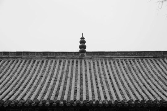 禅寺宝殿屋顶