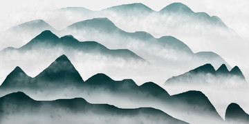 水墨山水畫