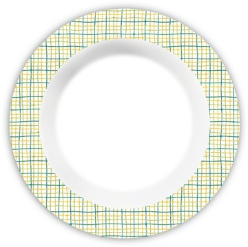 线条纹餐盘图