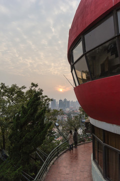 信号山公园看夕阳