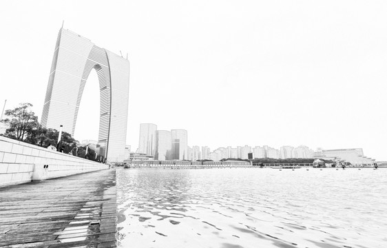 蘇州建筑線描 合成