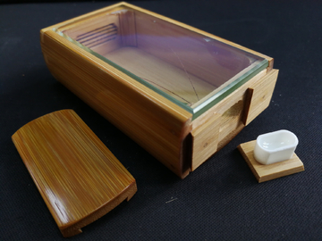 虫具 蛉盒 竹盒 宠物 蓄虫